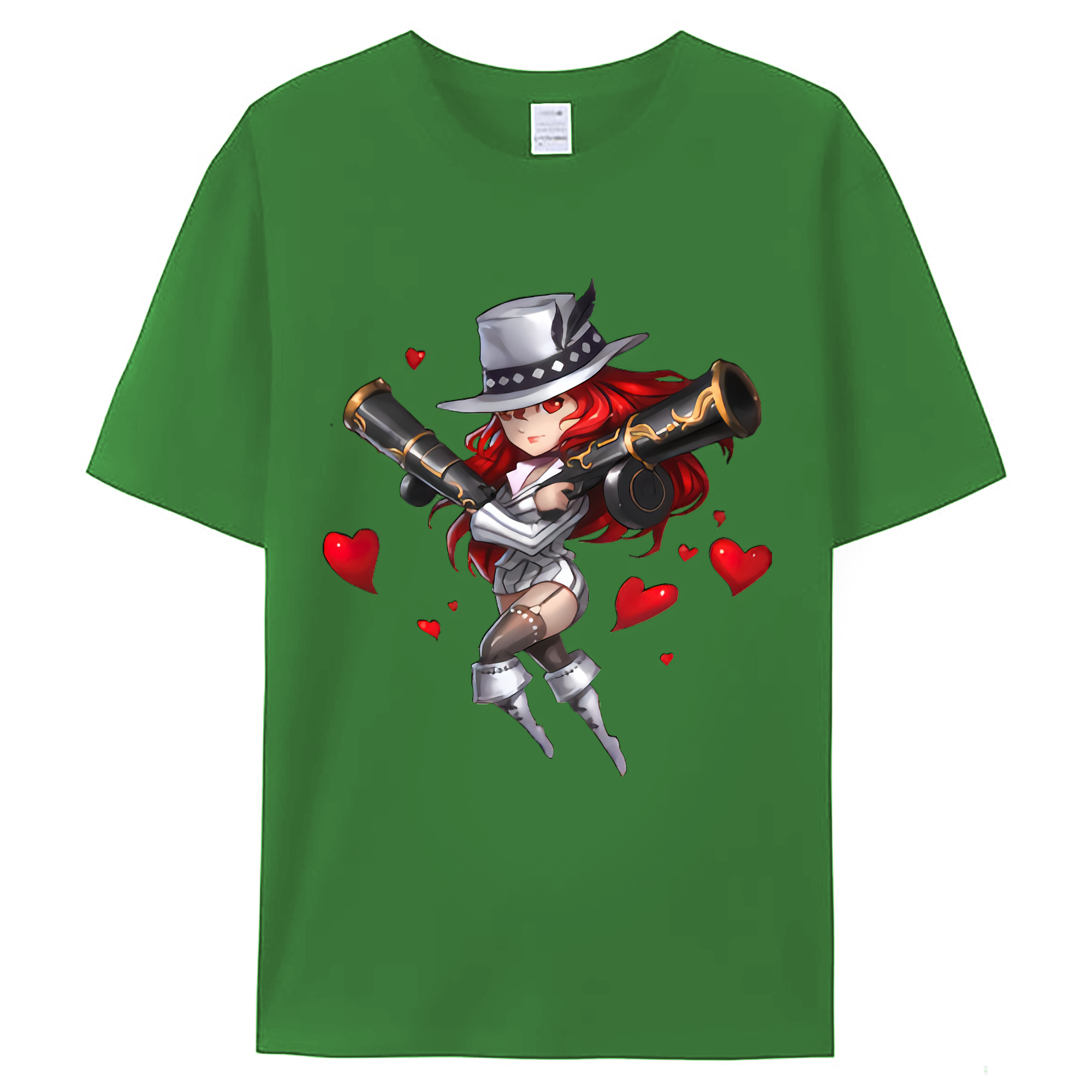 （画像用） リーグ・オブ・レジェンド League of Legends LOL レディースカジュアルプリントTシャツ（綿100％）